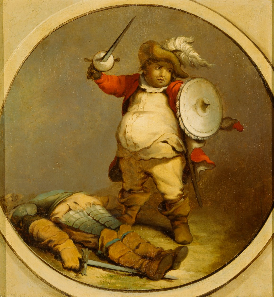 Falstaff with the Body of Hotspur by Philippe Jacques de Loutherbourg