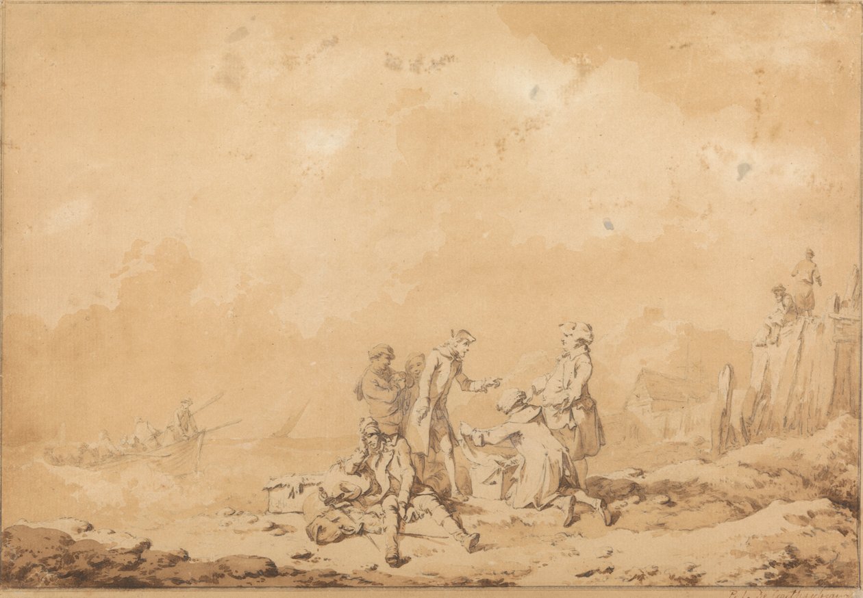 Smugglers by Philippe Jacques de Loutherbourg