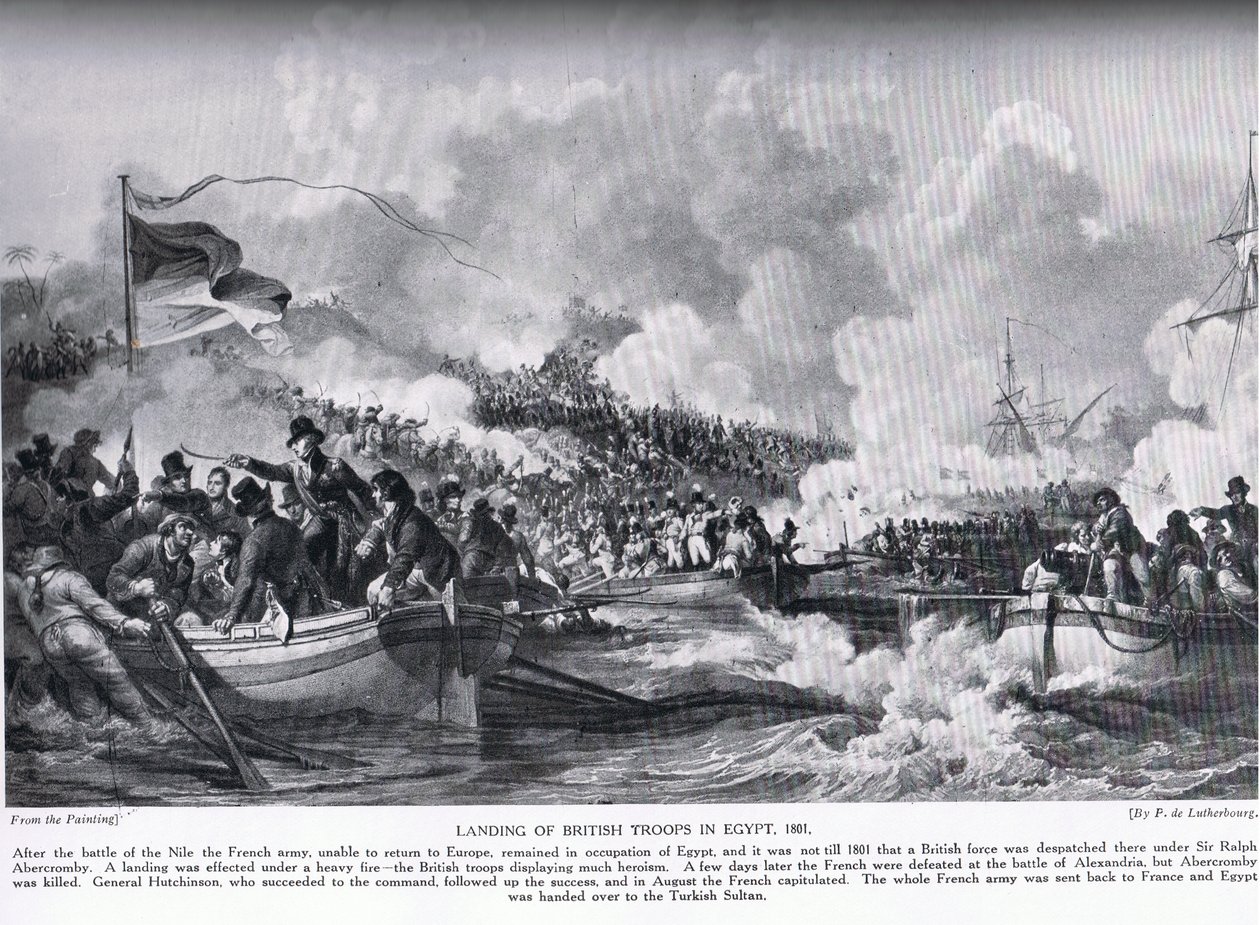 The Landing of British Troops in Egypt in 1801 by Philippe Jacques de Loutherbourg