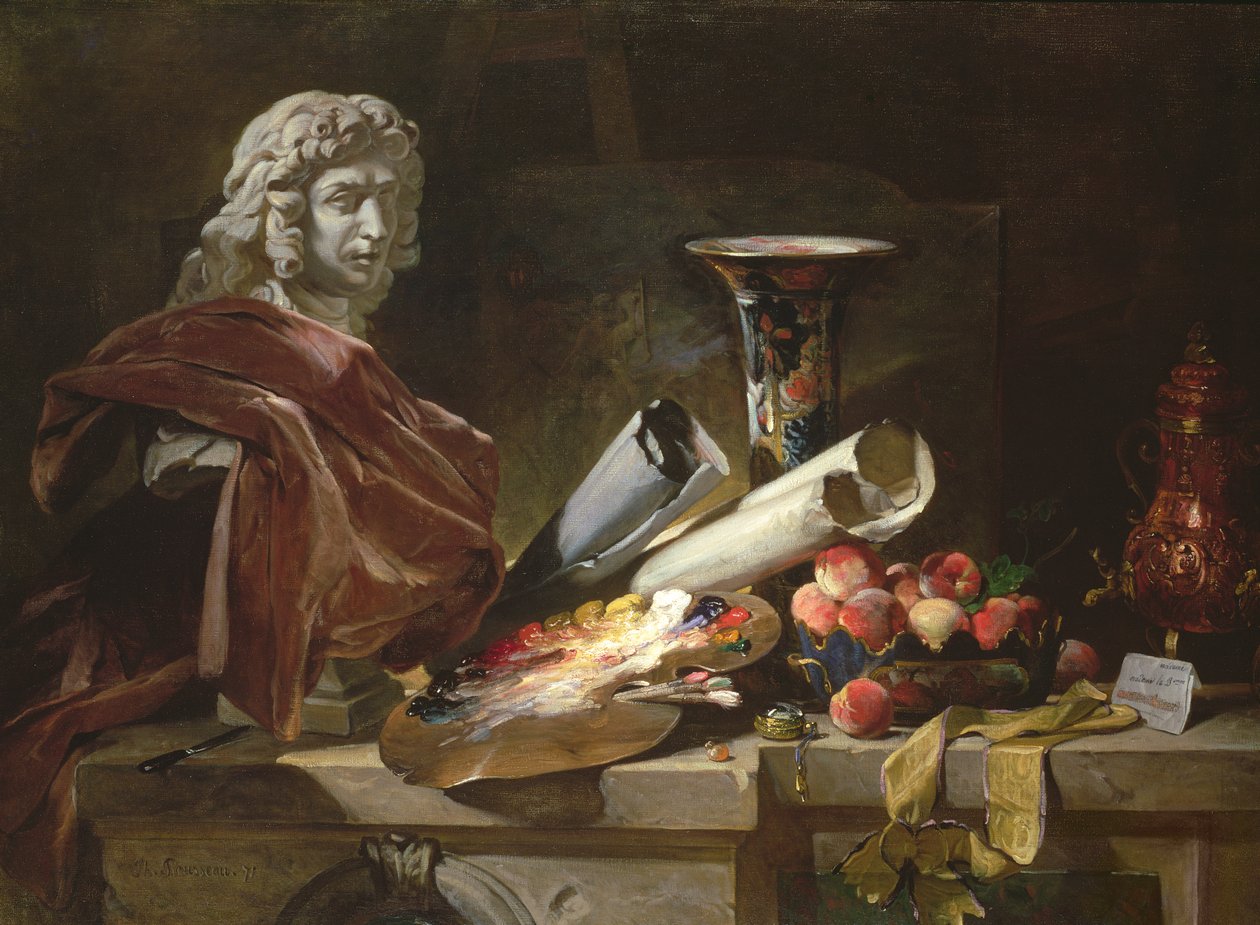 Homage to Chardin, 1871 by Philippe Rousseau