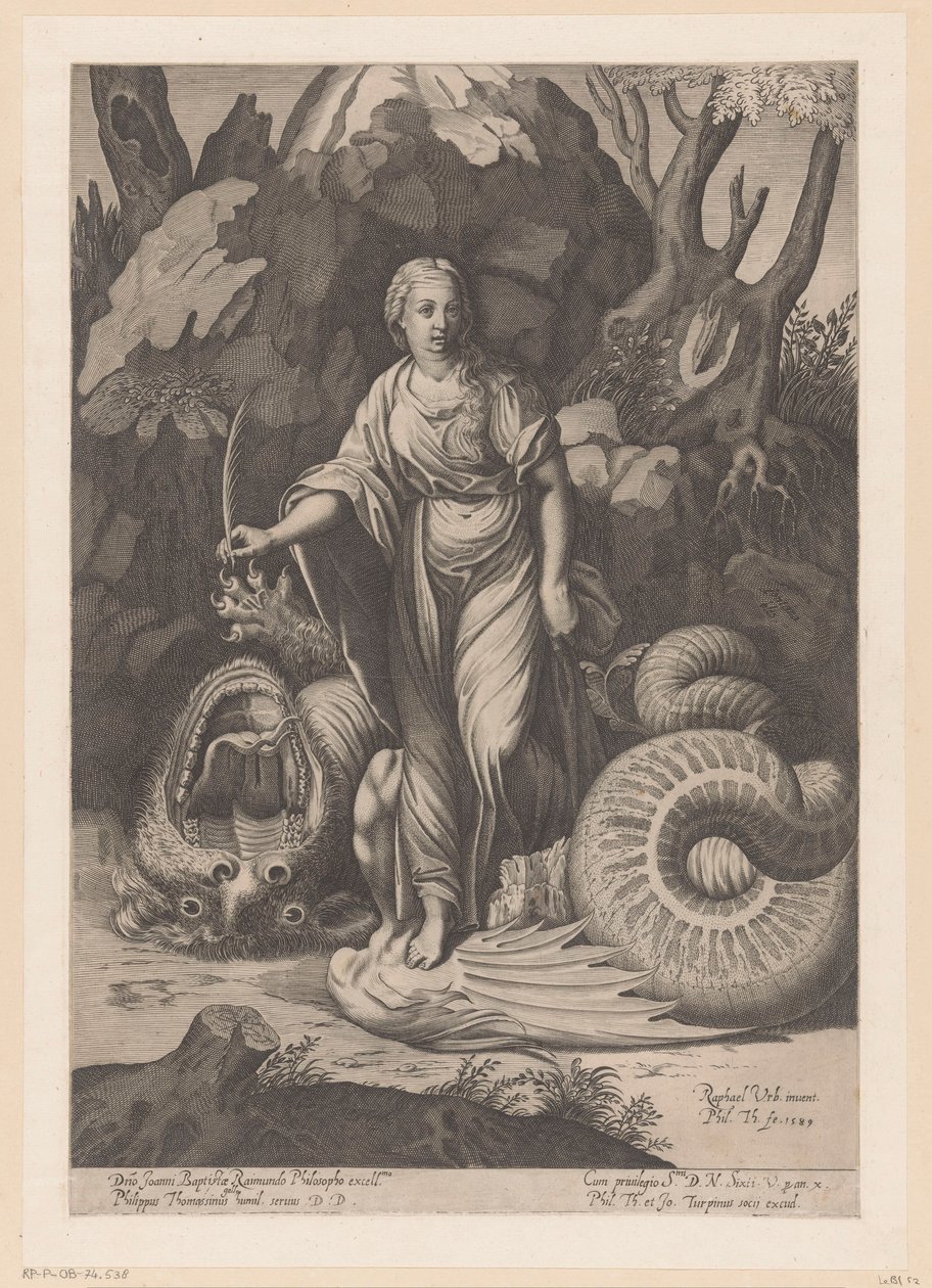 Saint Margaret of Antioch by Philippe Thomassin