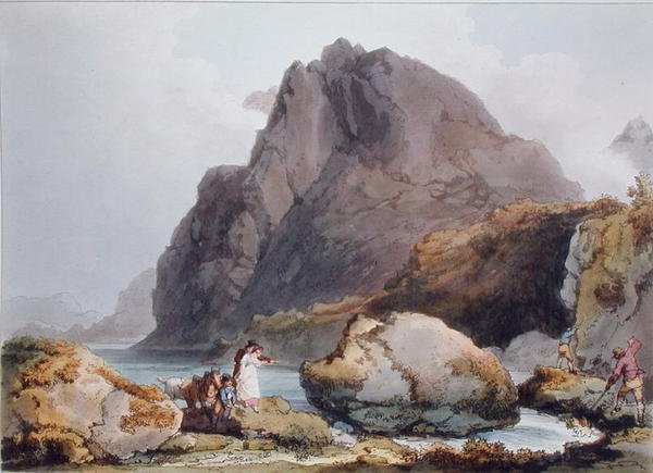 Llyn Ogween by Philippe de (after) Loutherbourg