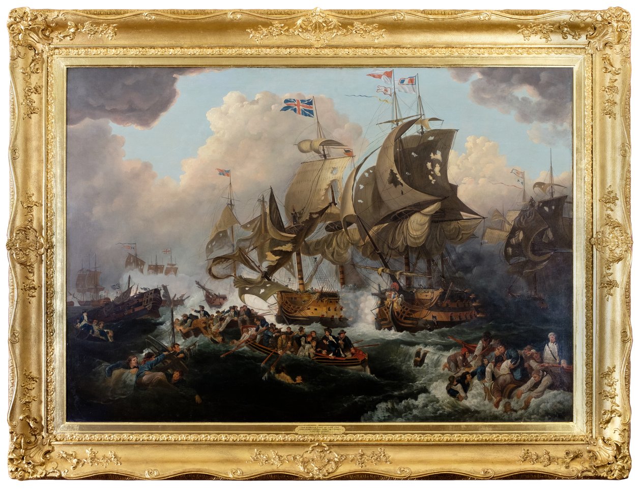The Glorious First of June by Philippe de (after) Loutherbourg