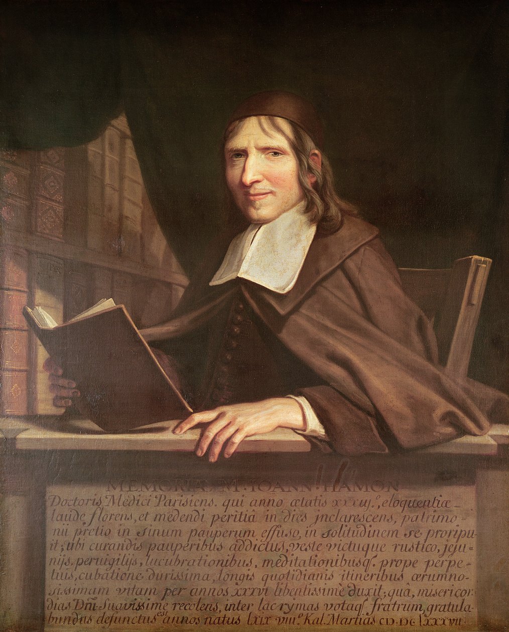 Jean Hamon, Doctor of Port-Royal (1618-1687) by Philippe de Champaigne