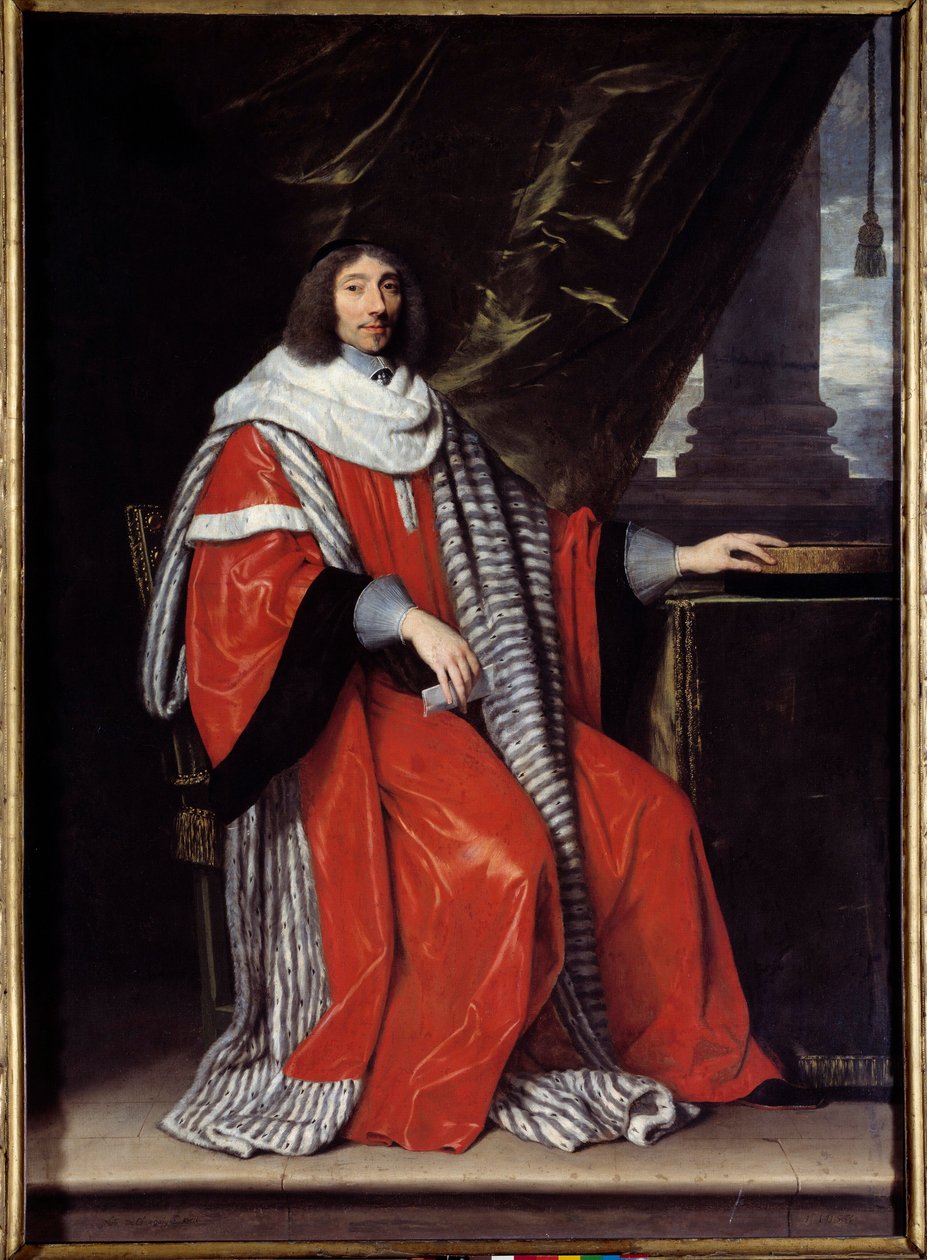 Full-Length Portrait of Jean Antoine de Mesme by Philippe de Champaigne