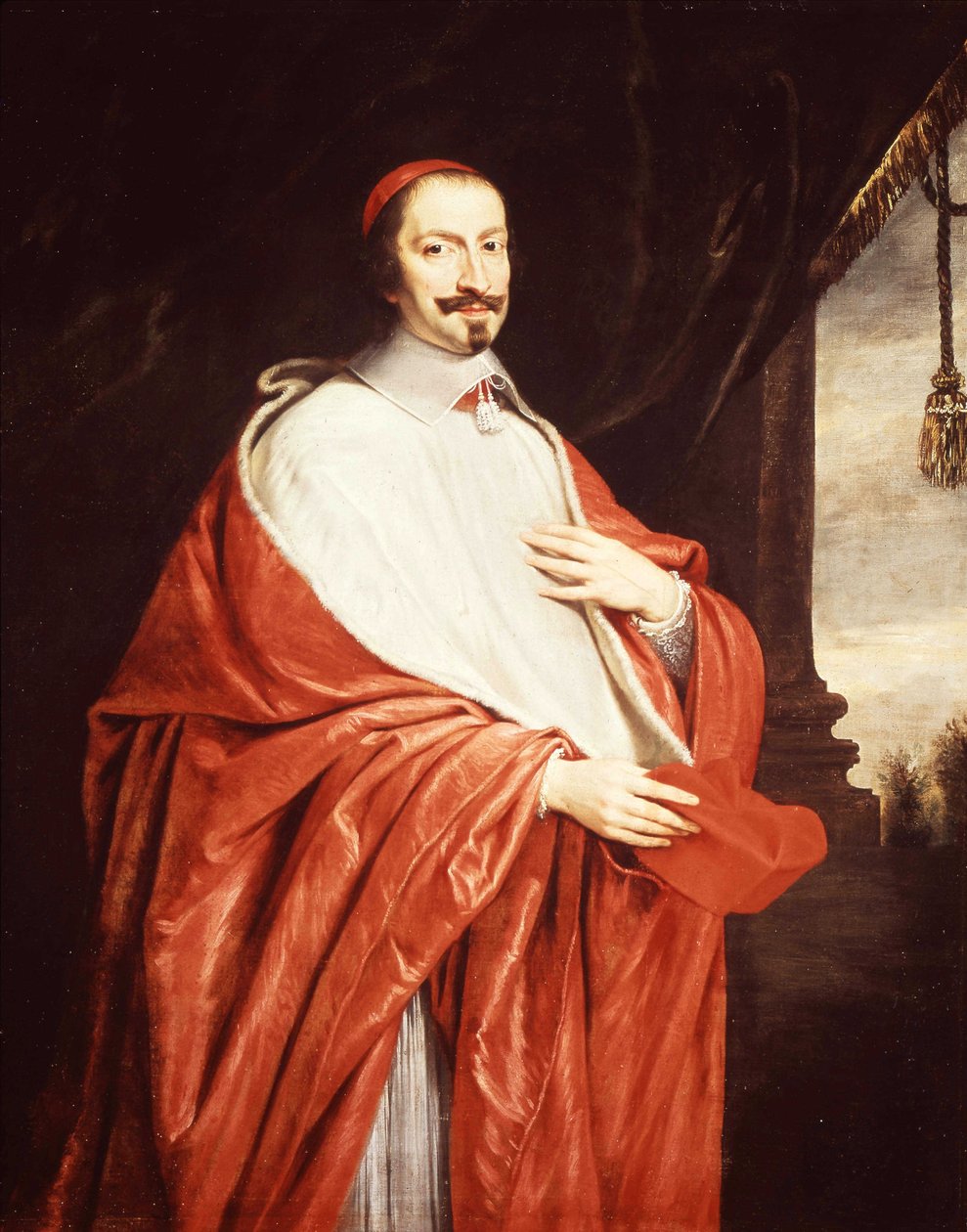 Portrait of Mazarin - by Champaigne, Versailles by Philippe de Champaigne