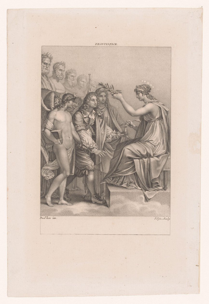 Apotheosis of Jean Racine by Philippus Velijn