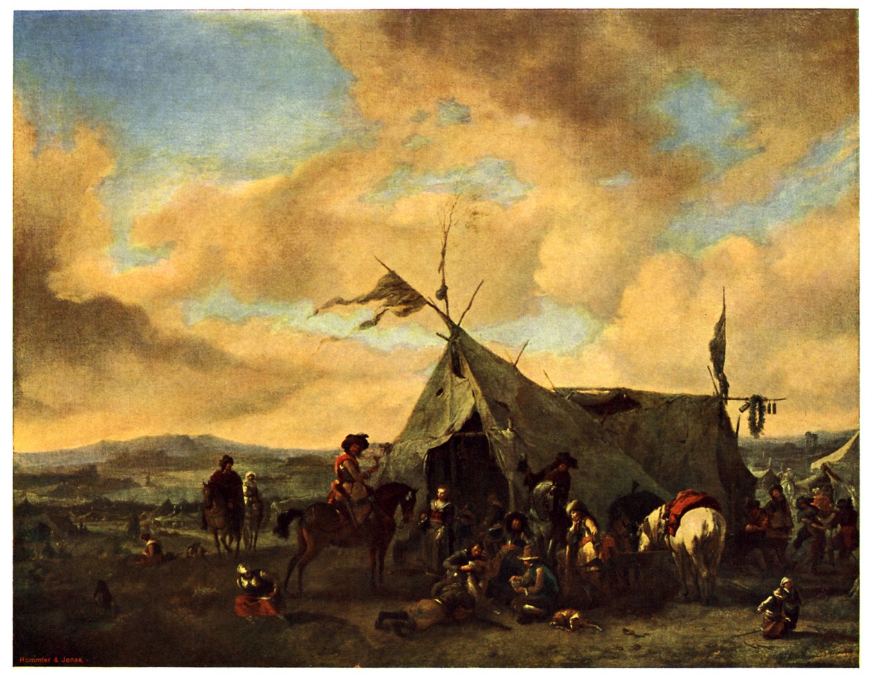 Encampment at the Time of the Thirty Years War by Philips Wouwerman