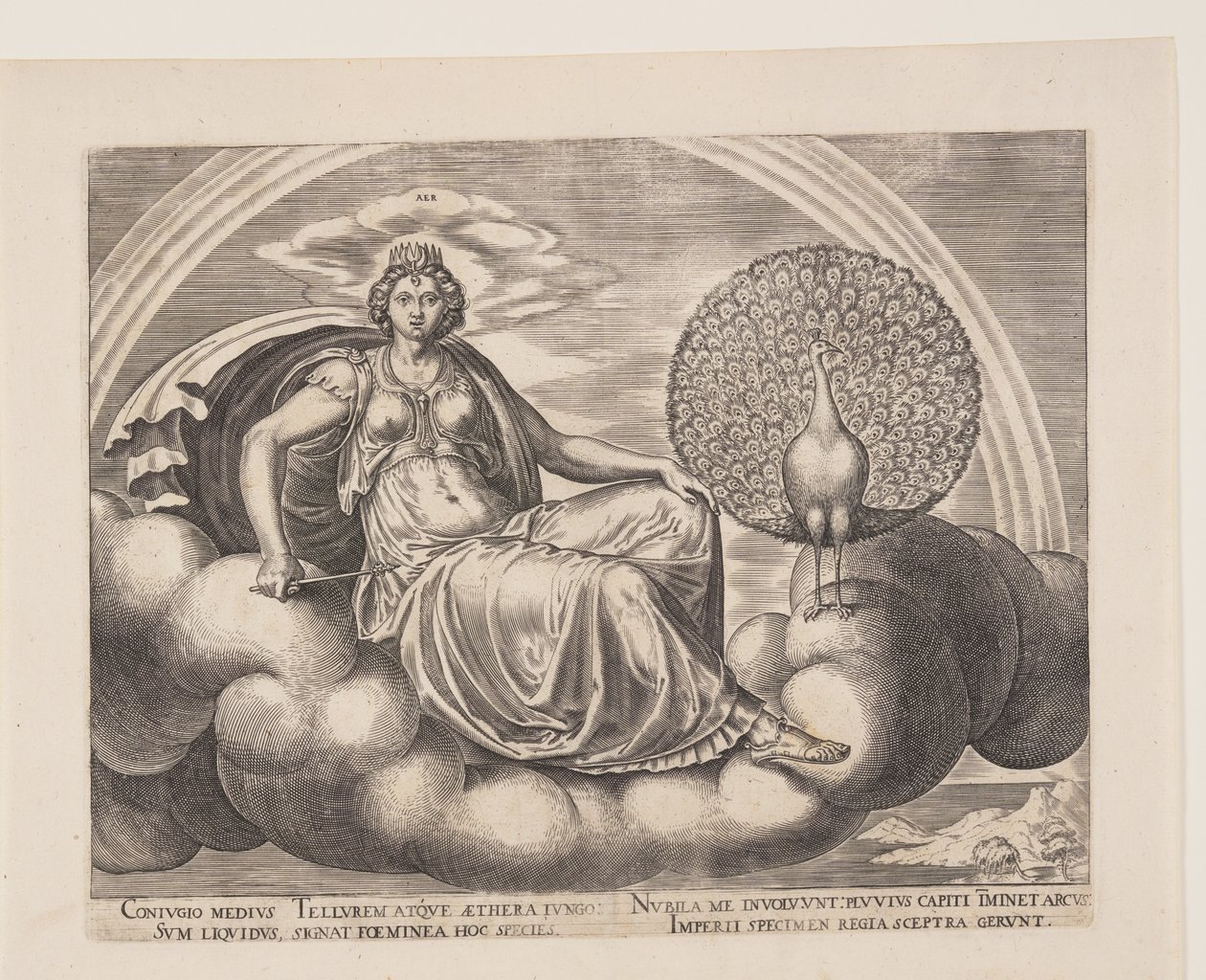 Air, from The Four Elements by Philips Galle