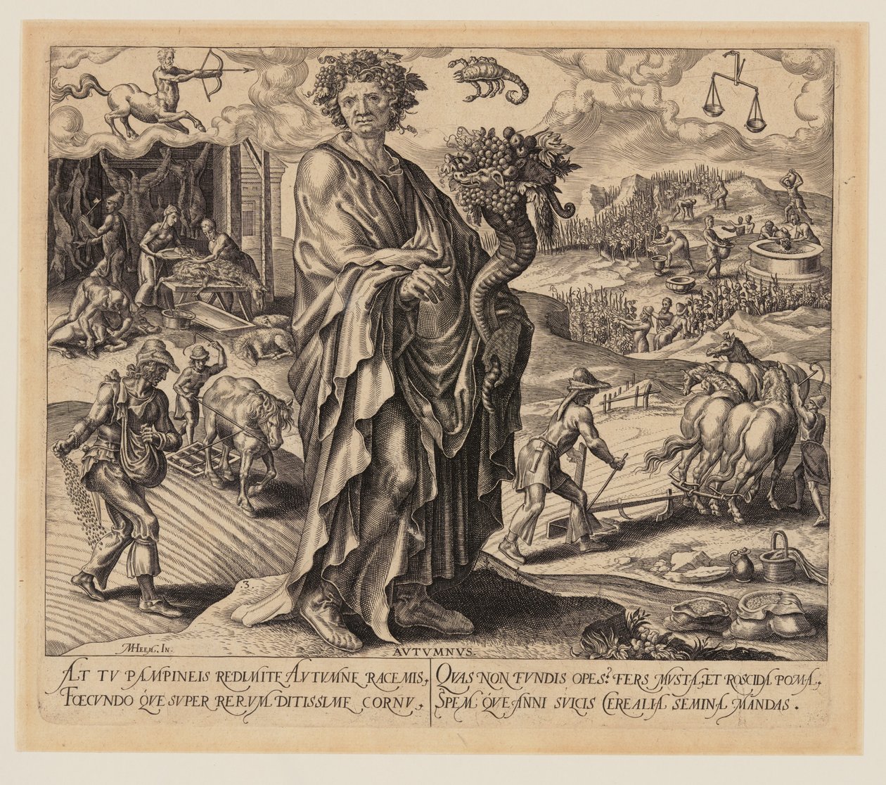 Autumn, from The Four Seasons by Philips Galle