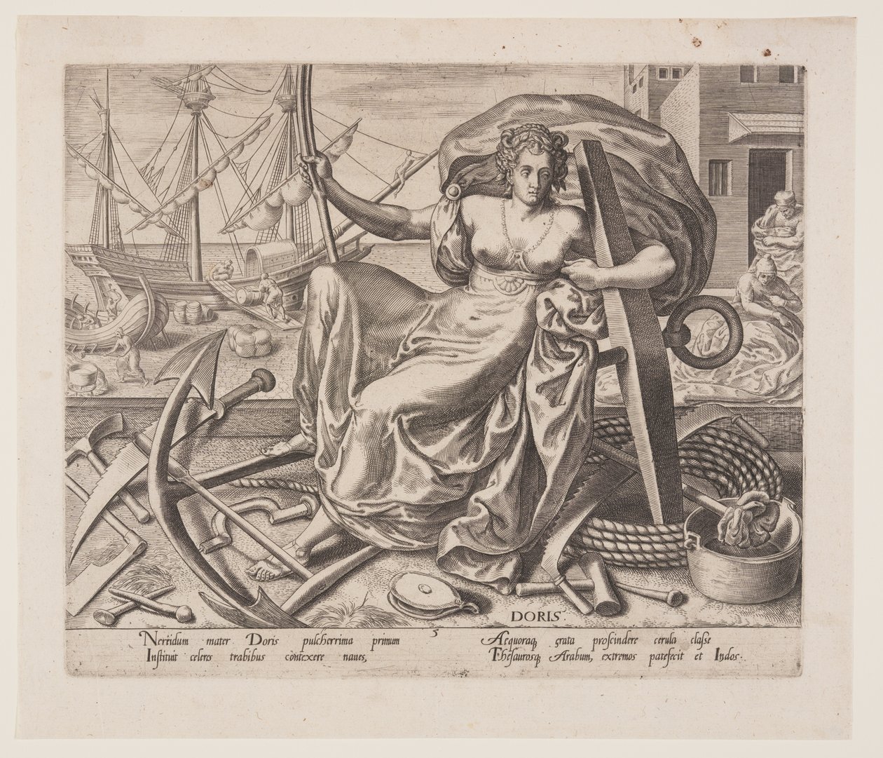 Doris, from The Occupations by Philips Galle