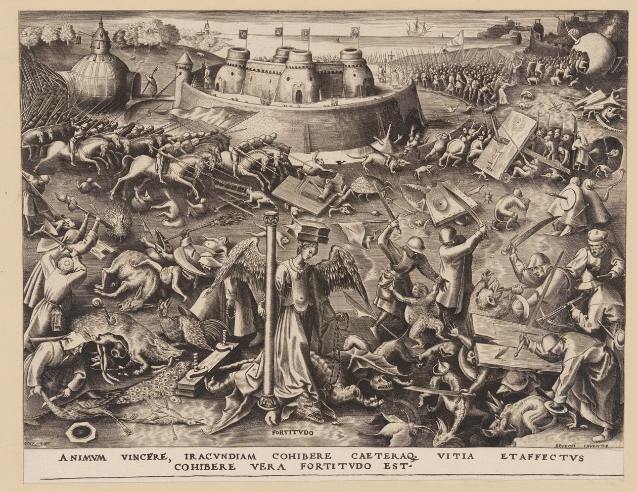 Fortitude, from The Seven Virtues by Philips Galle