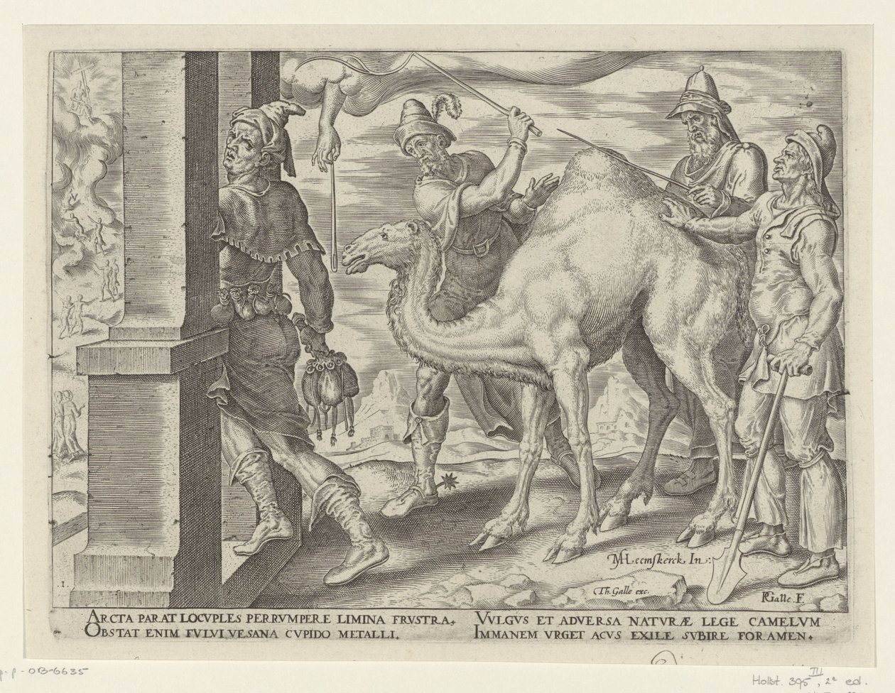 It is Easier for a Camel to Go Through the Eye of a Needle than for a Rich Man to Enter the Kingdom of God (The Misery of Wealth series) by Philips Galle