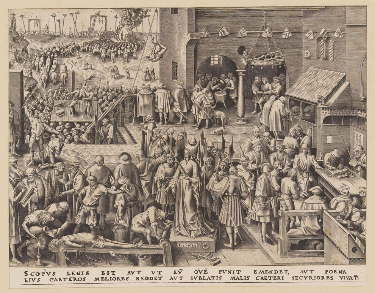 Justice, from The Seven Virtues by Philips Galle