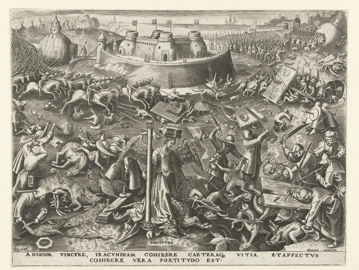 Fortitude (The Seven Virtues) by Philips Galle