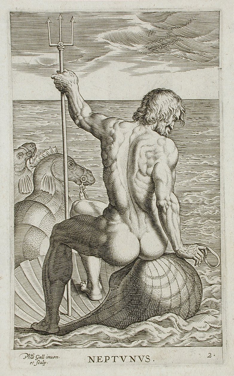 Neptune by Philips Galle