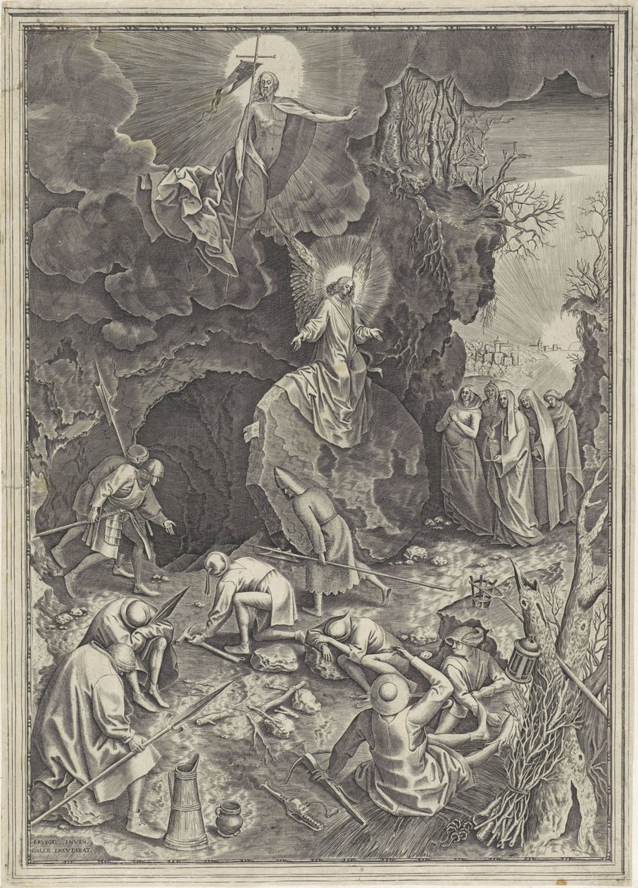 Resurrection by Philips Galle