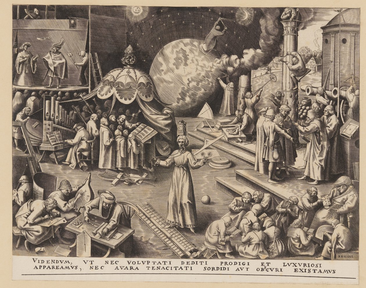 Temperance, from The Seven Virtues by Philips Galle
