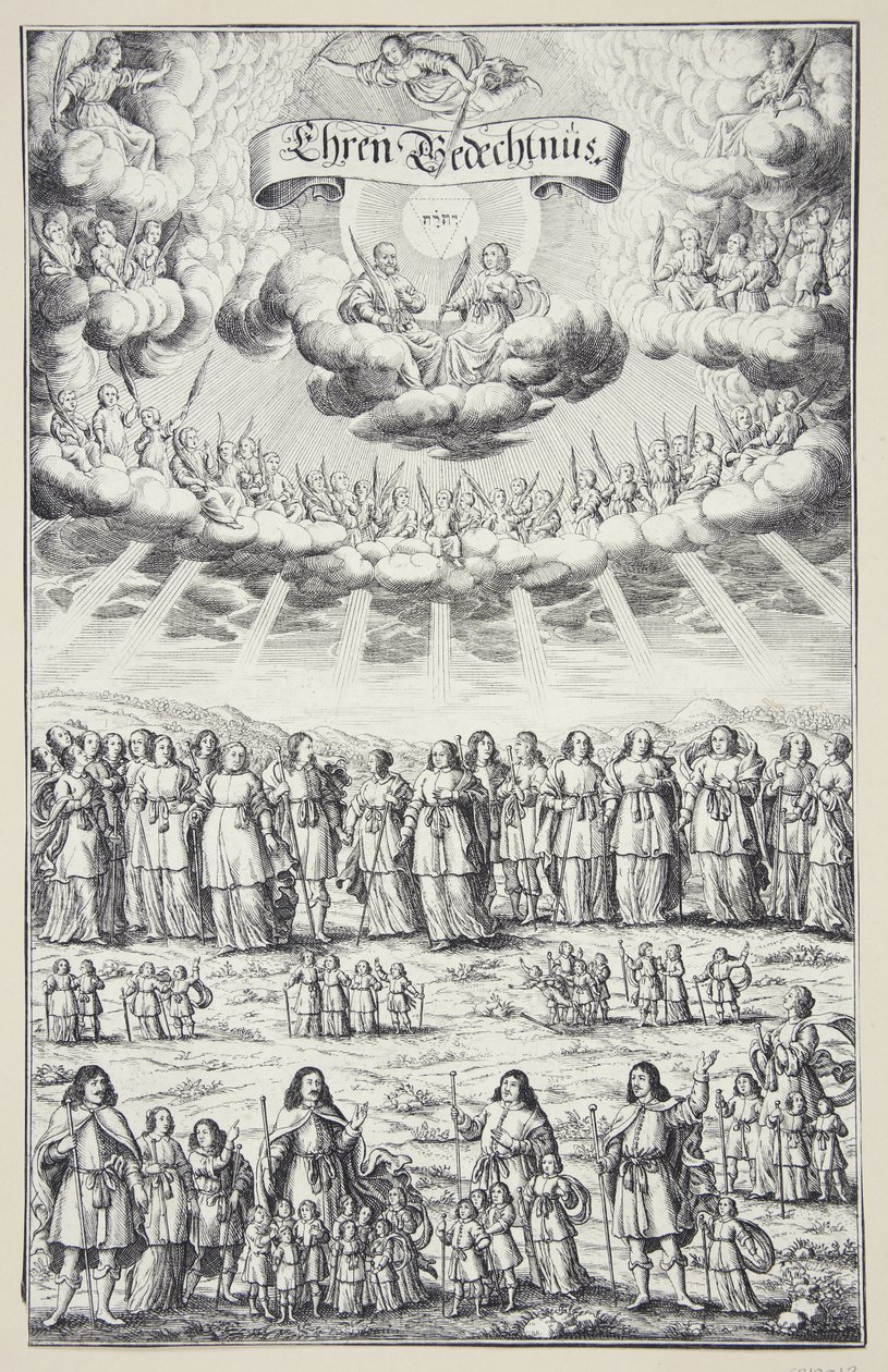 The Lord Assigning Duties to the Three Estates by Philips Galle
