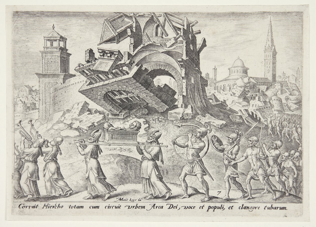The Destruction of Jericho by Philips Galle