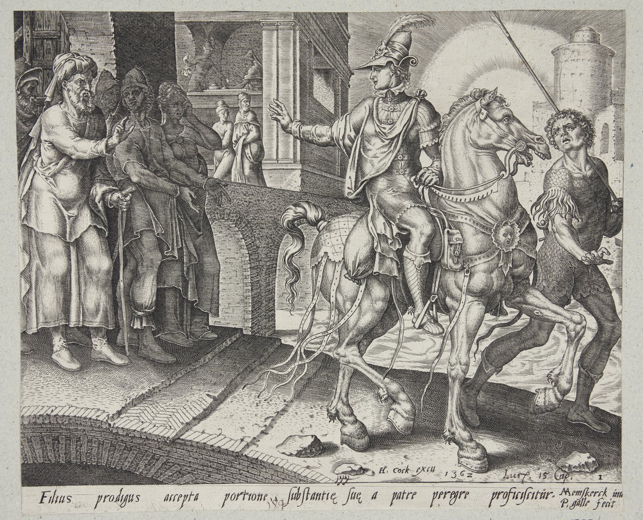 The Prodigal Son Leaving His Father