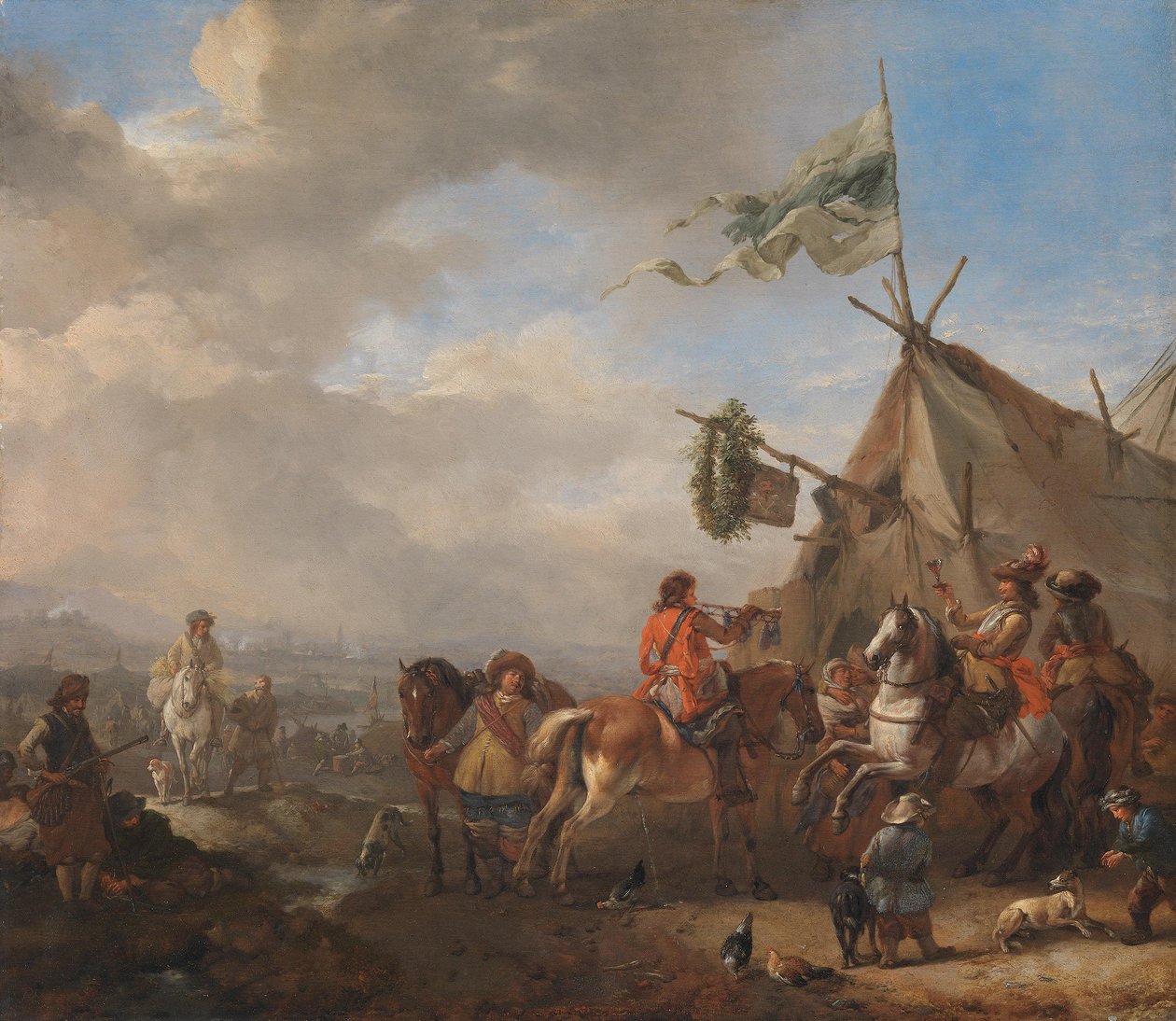 Cavalry at a Sutler