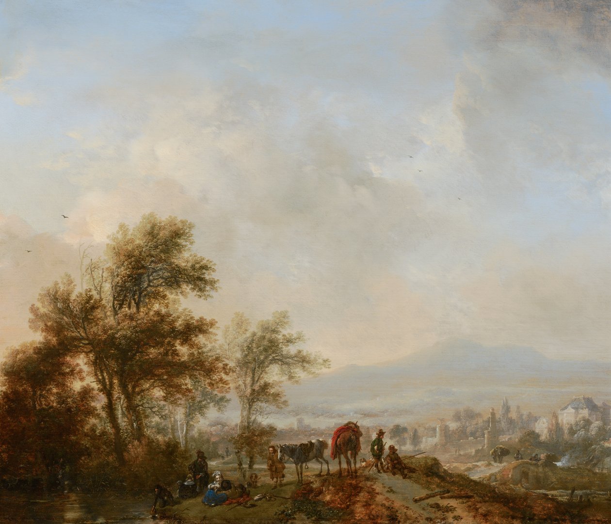 Rest During the Hunt by Philips Wouwerman