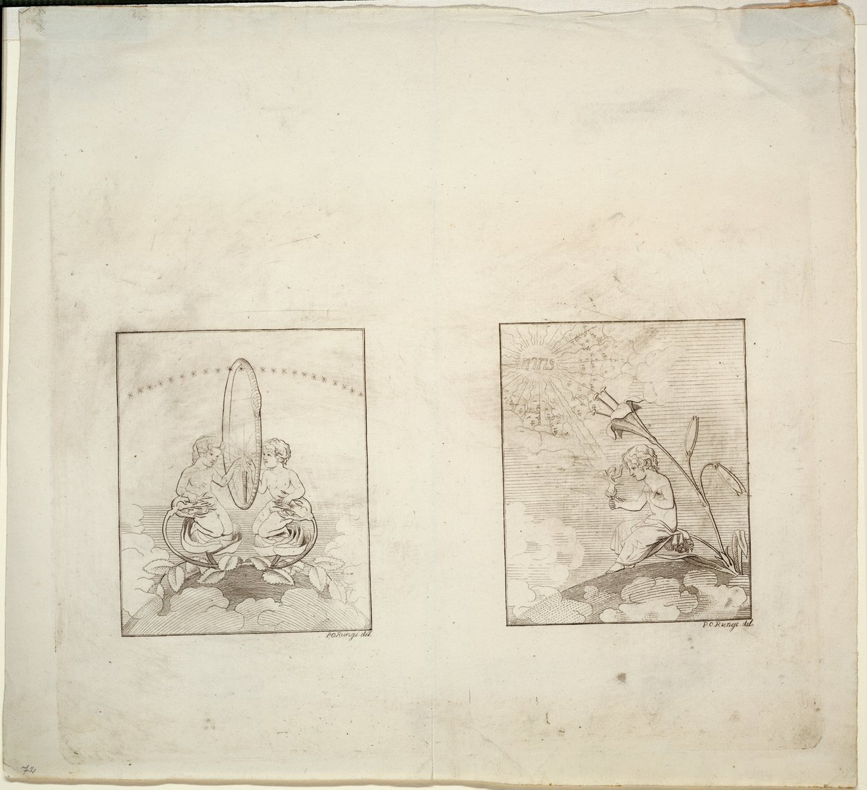 Child with Rosebud by Phillip Otto Runge