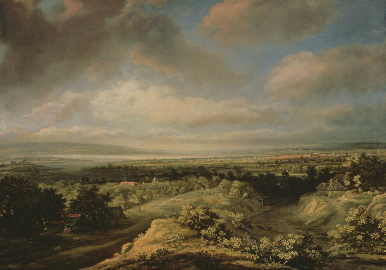 An Extensive Landscape by Phillips de Koninck