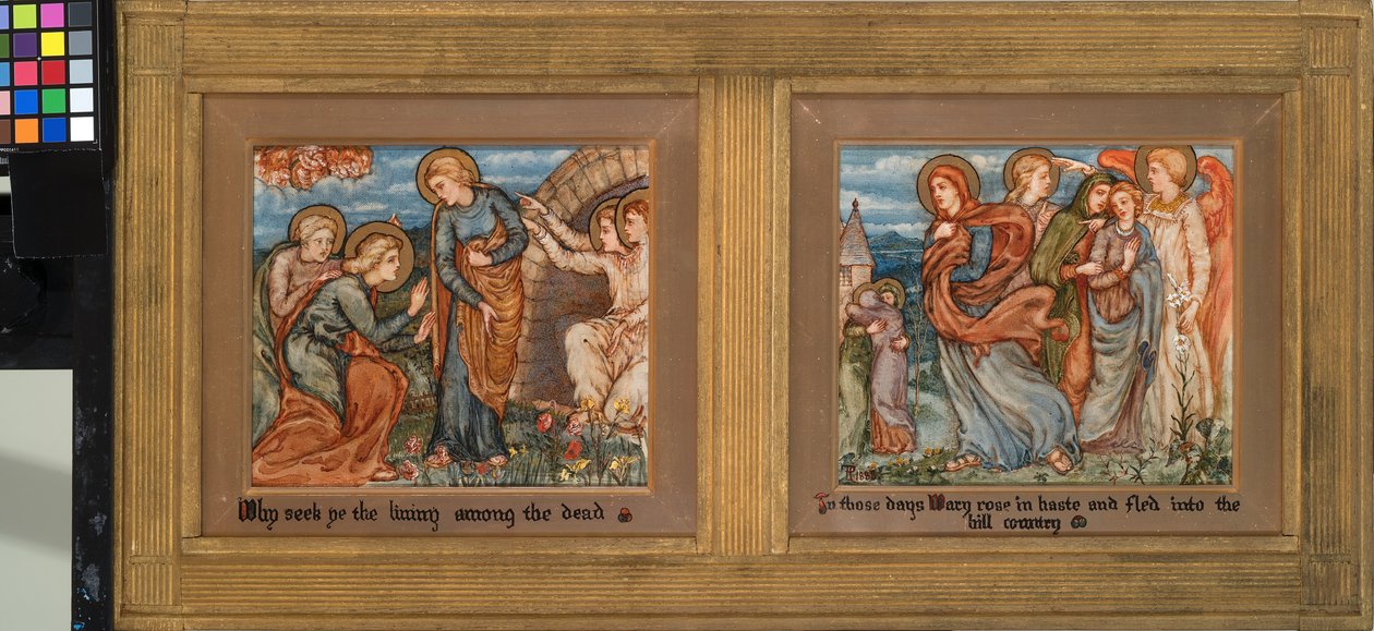 The Resurrection: Why Seek Ye the Living Among the Dead; In Those Days Mary Rose in Haste and Fled into the Hill Country by Phoebe Anna Traquair