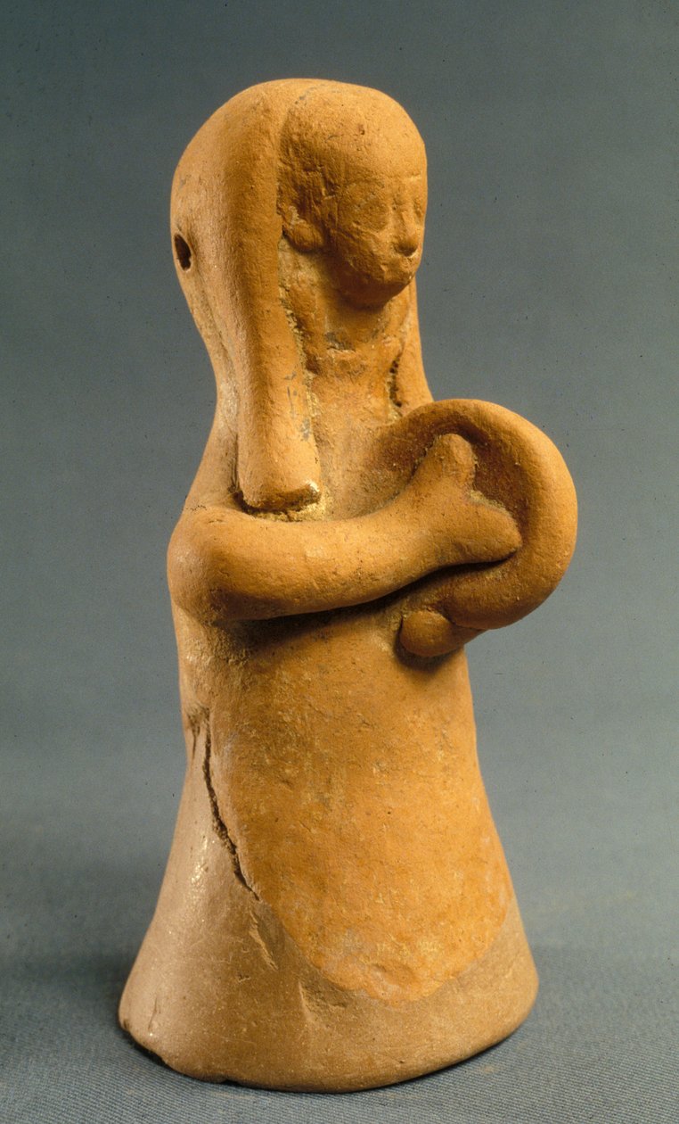 Figurine of a woman playing the cymbals by Phoenician