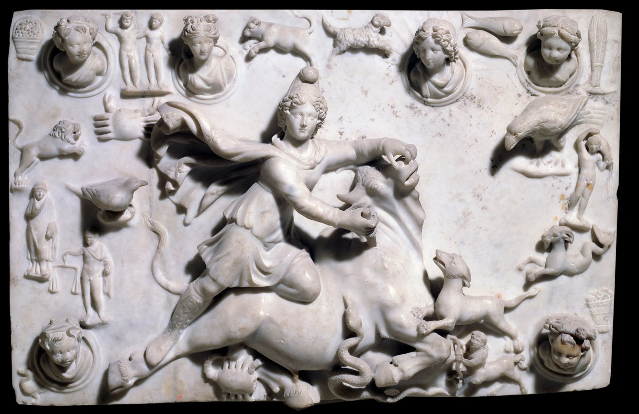 Mithra Slaying the Bull by Phoenician Phoenician