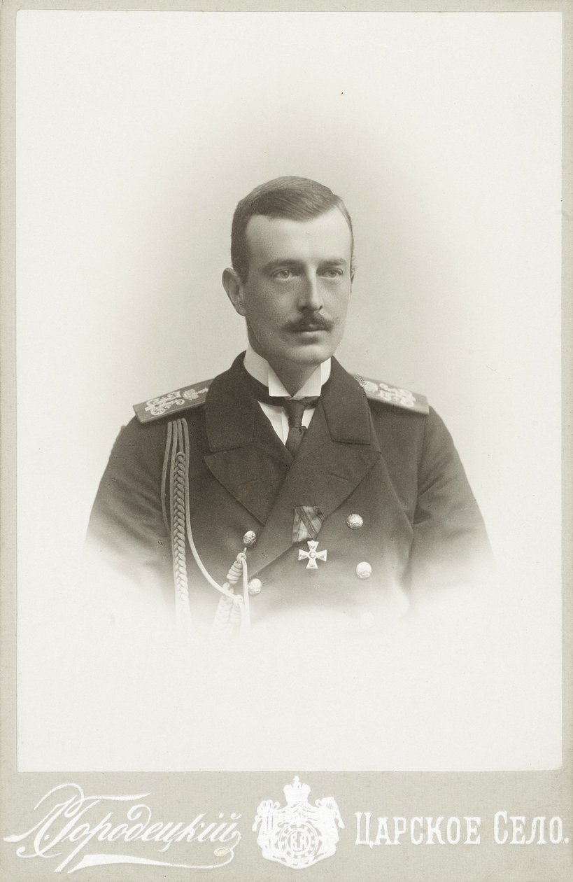 Grand Duke Cyril Vladimirovich of Russia by Photo studio L. Gorodetsky.