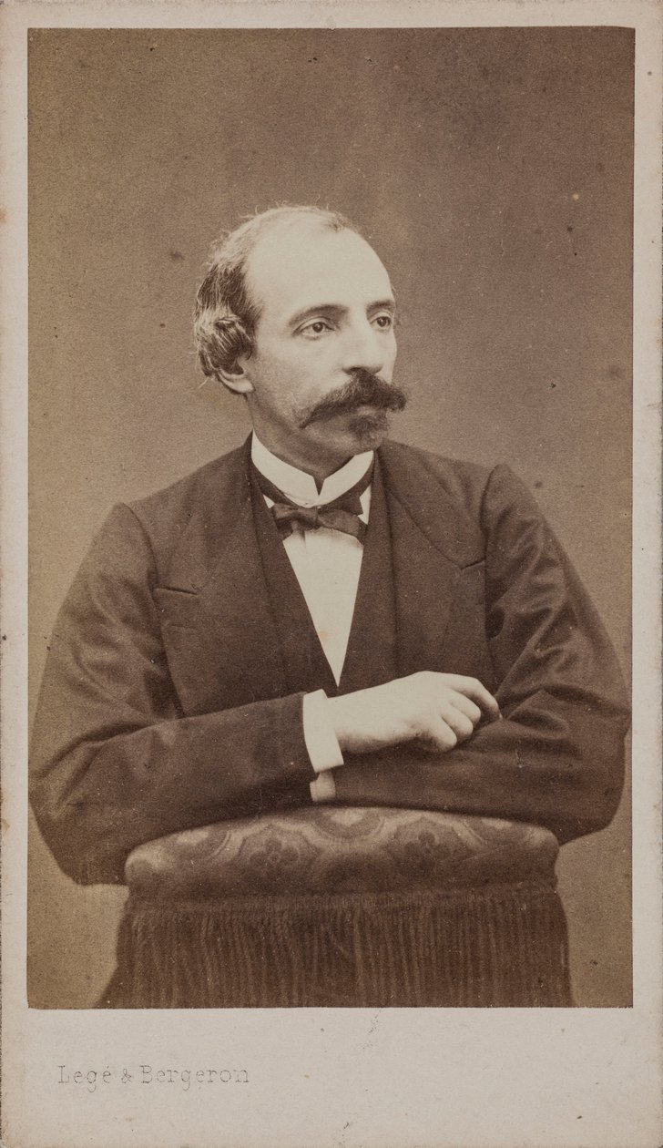 Portrait of the Composer Émile Jonas by Photo studio Legé and Bergeron.