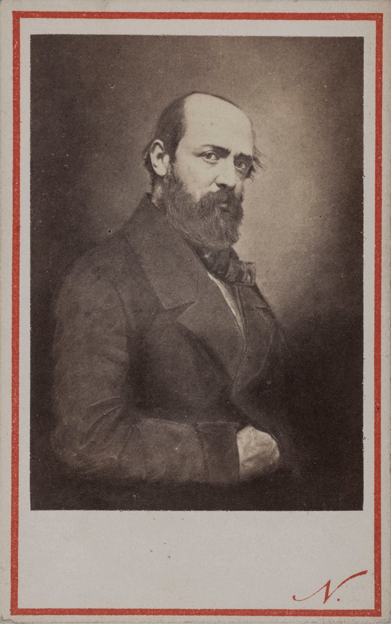 Portrait of Henri Murger by Photo studio Nadar.