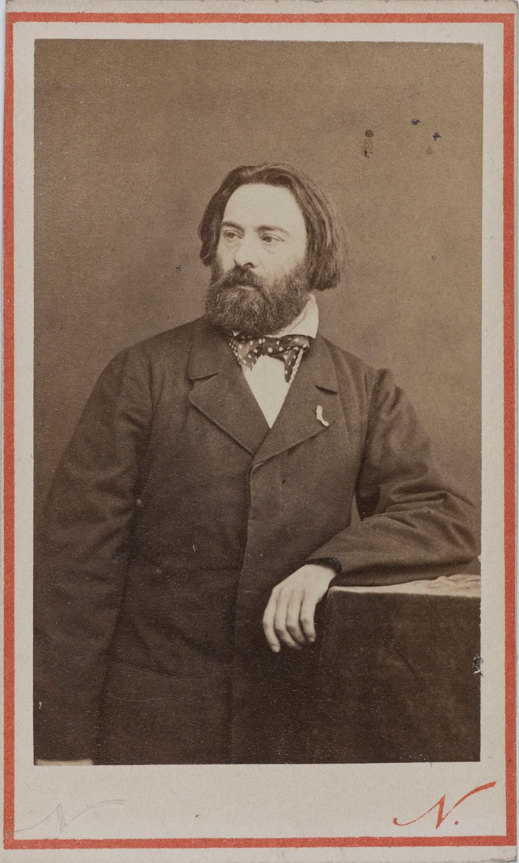 Portrait of the Pianist and Composer Émile Prudent by Photo studio Nadar.