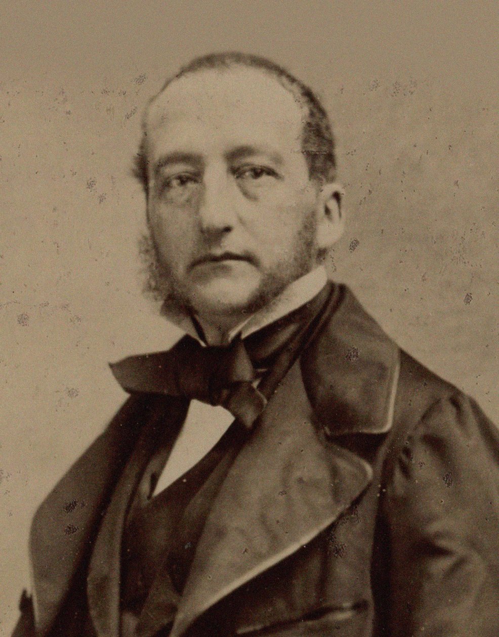 Portrait of the Pianist and Composer Sigismund Thalberg, ca. 1860 by Photo studio Nadar.