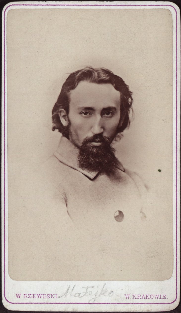 Portrait of Jan Matejko, c. 1880 by Photo studio Waleri Rzewuski.