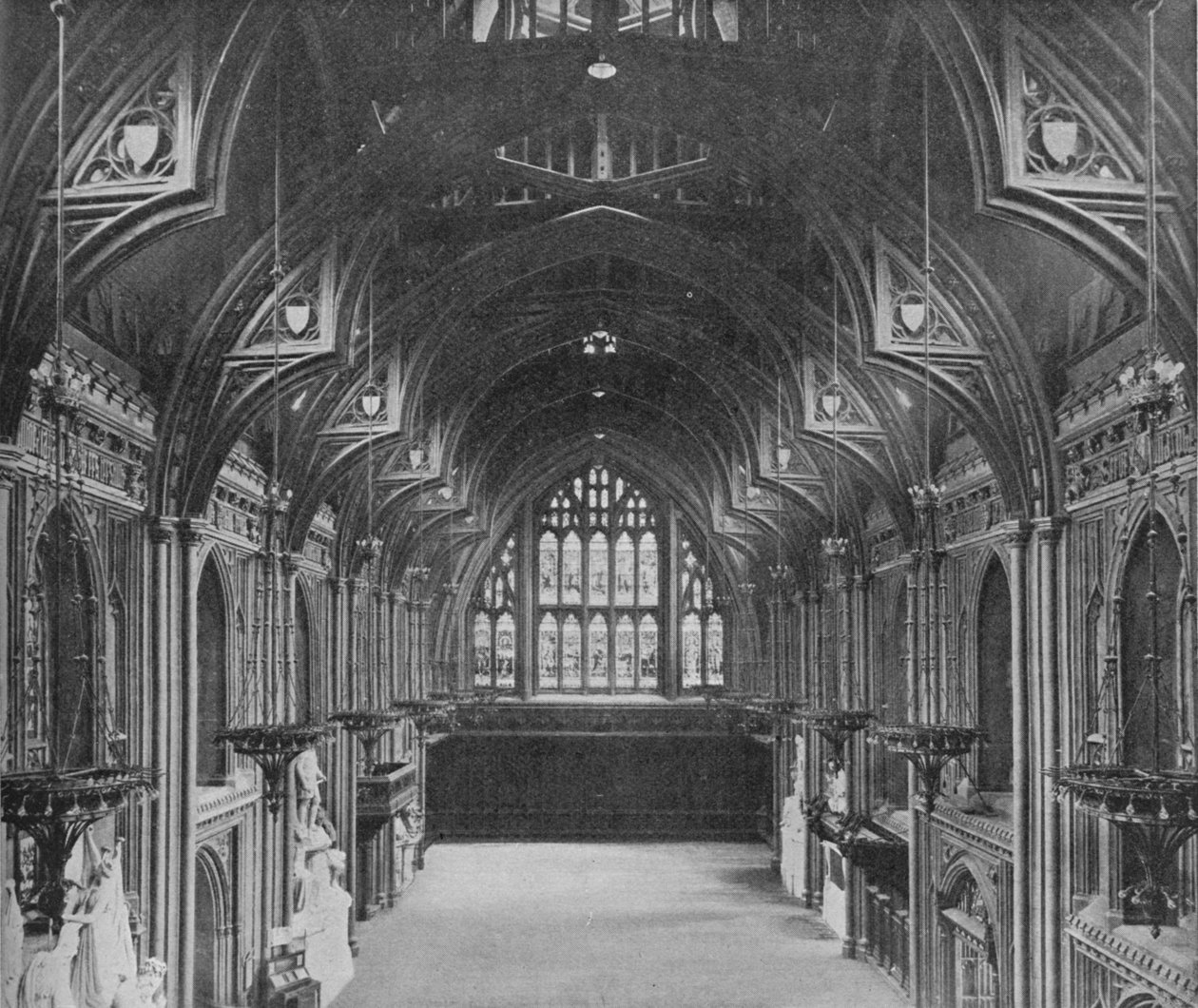 Interior of the Guildhall, City of London, c1904-1906 by Photochrom Co Ltd of London