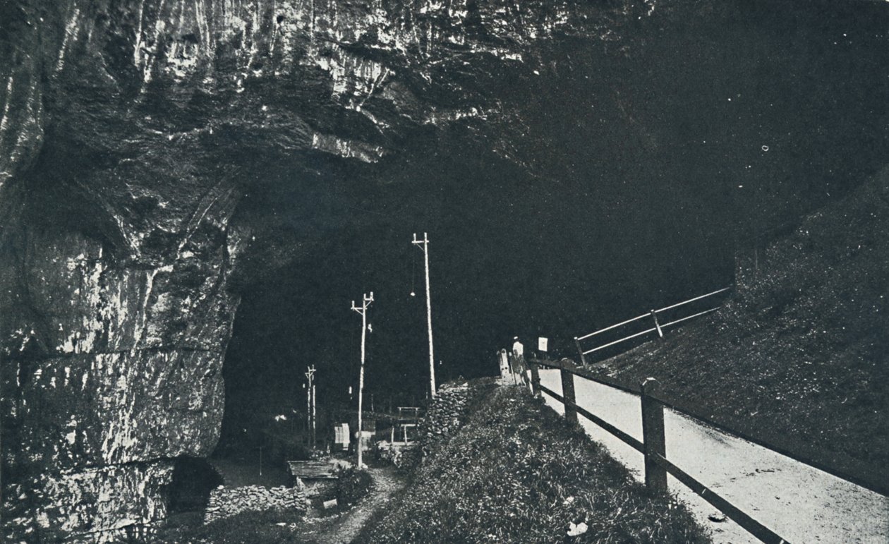 Peak Cavern, 1910 by Photochrom Co Ltd of London