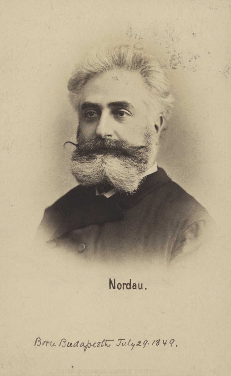 Max Nordau (1849-1923), Hungarian Zionist Leader and Author by Photographer Austrian