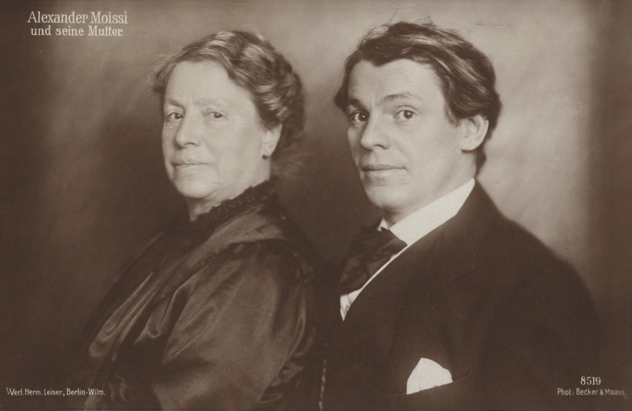Portrait of Aleksander Moissi by Photographer Austrian