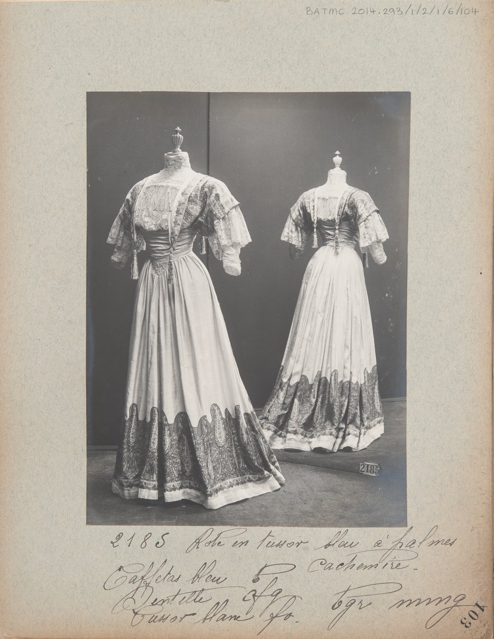 Album Page: House of Worth, Costume by Photographer French