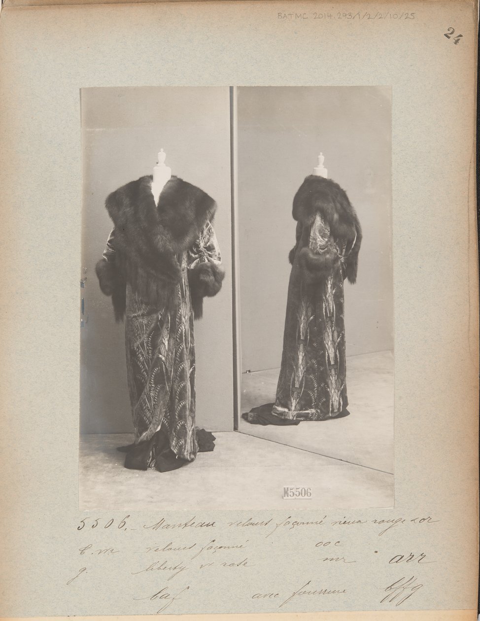 House of Worth, Evening Coat by Photographer French