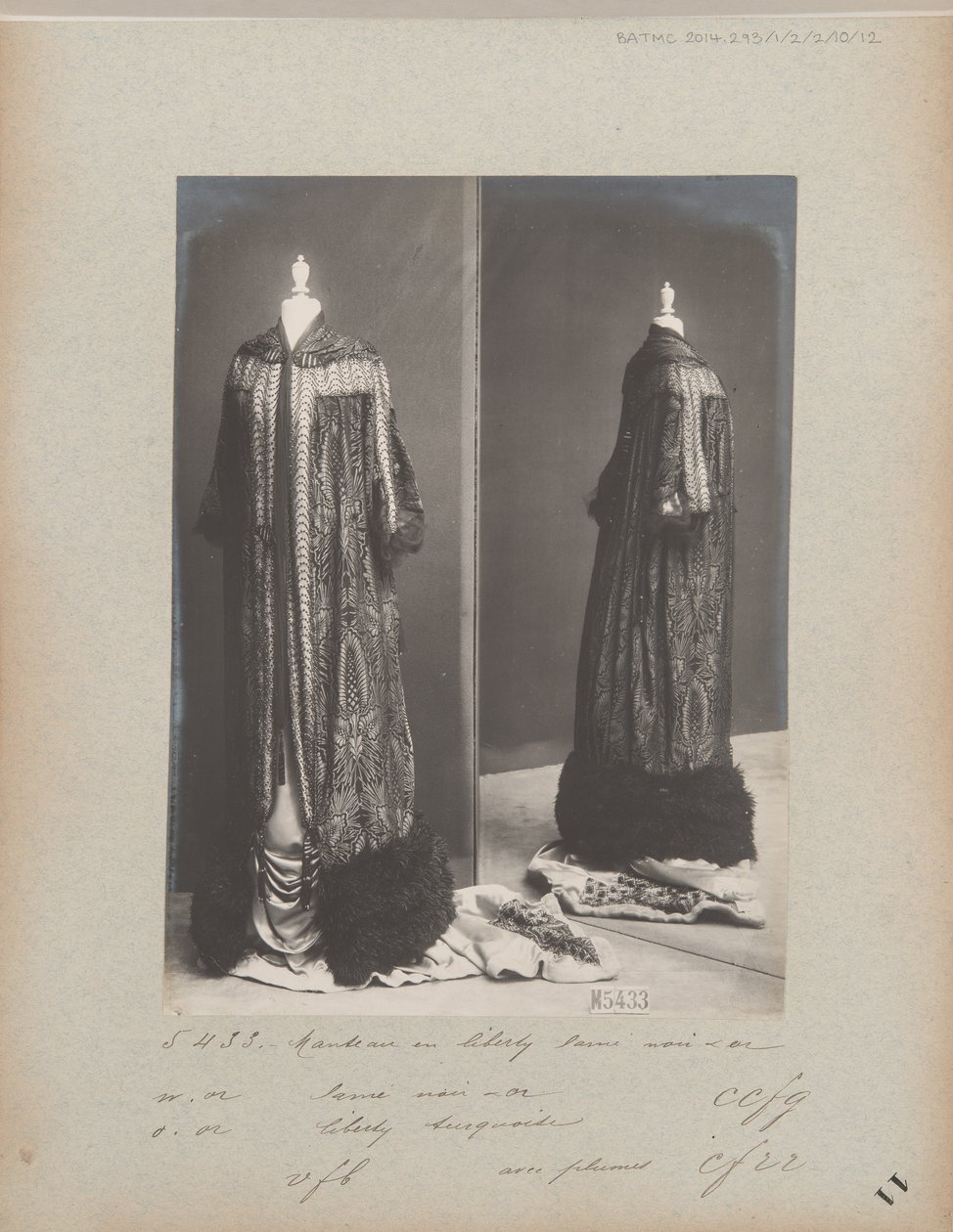 House of Worth, Evening Coat by Photographer French