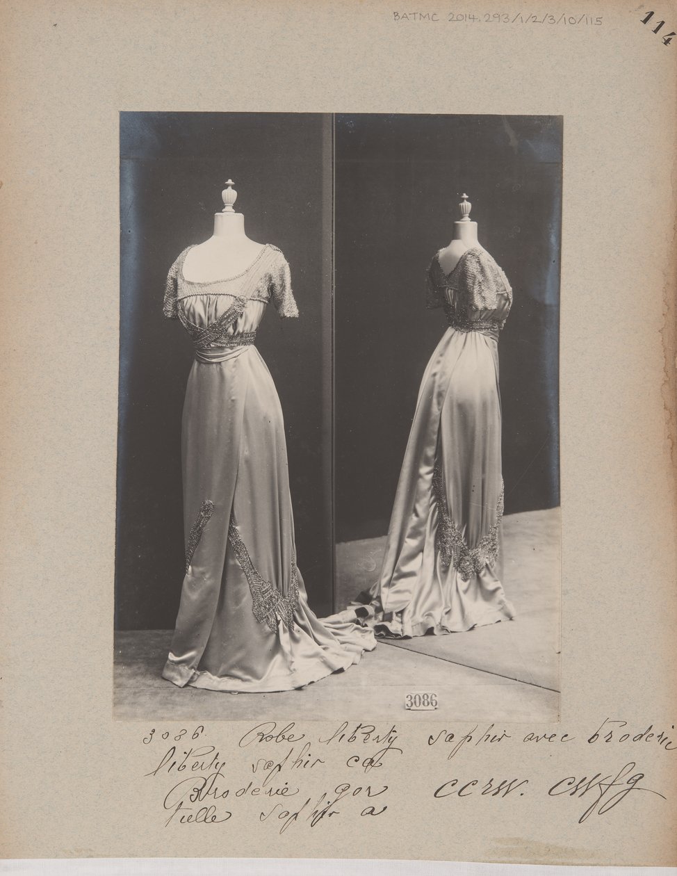 House of Worth, Evening Dress by Photographer French