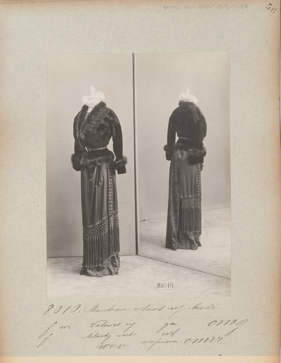 Album Page: House of Worth, Jacket by Photographer French