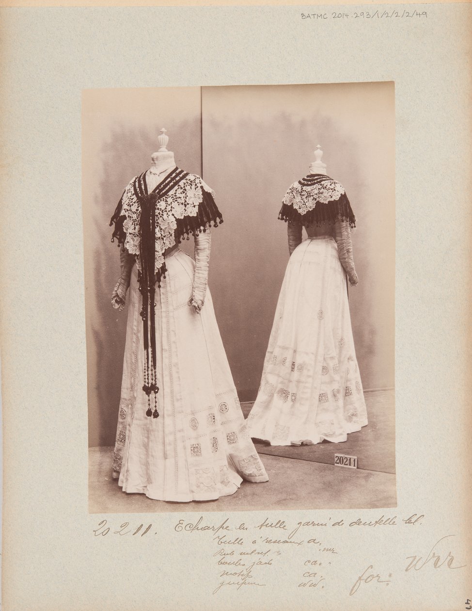 House of Worth, Shoulder Cape by Photographer French