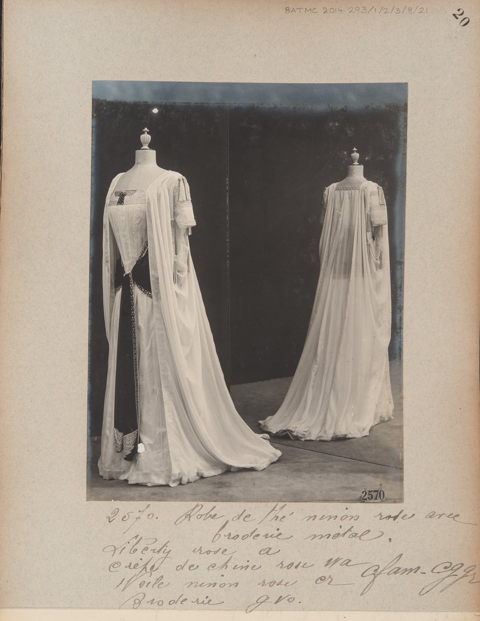 House of Worth, Tea Gown by Photographer French