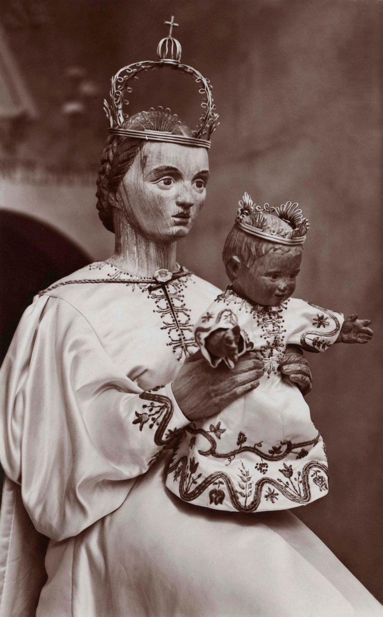 Virgin and Child, Papal Pavilion, Paris World Fair by Photographer French
